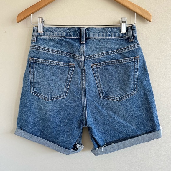 Reformation | High Waisted Denim Shorts, Size 24 ✨ - Picture 2 of 8